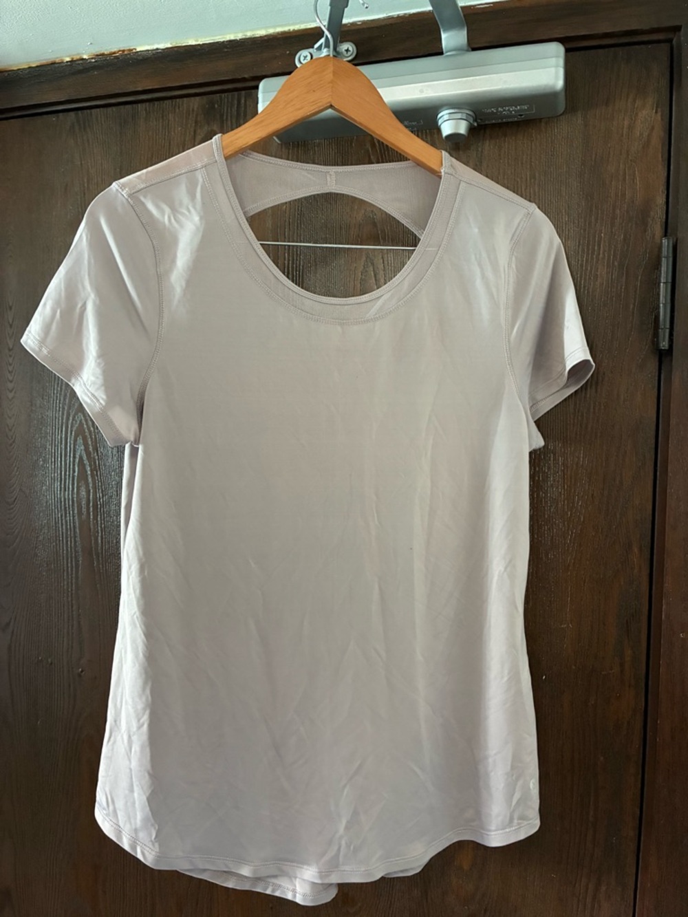 Layer 8 Women’s Short Sleeve Scoop Neck Top - Pale Lavender